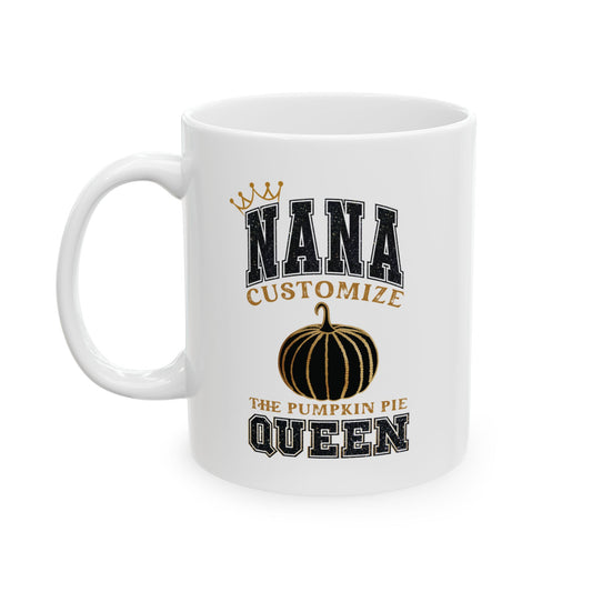 Personalized Pumpkin Pie Queen Mug, Best Host Gifts, Matriarch Gifts, Thanksgiving Host Gift, Christmas Host Gift, Baker Mug, Pie Queen,