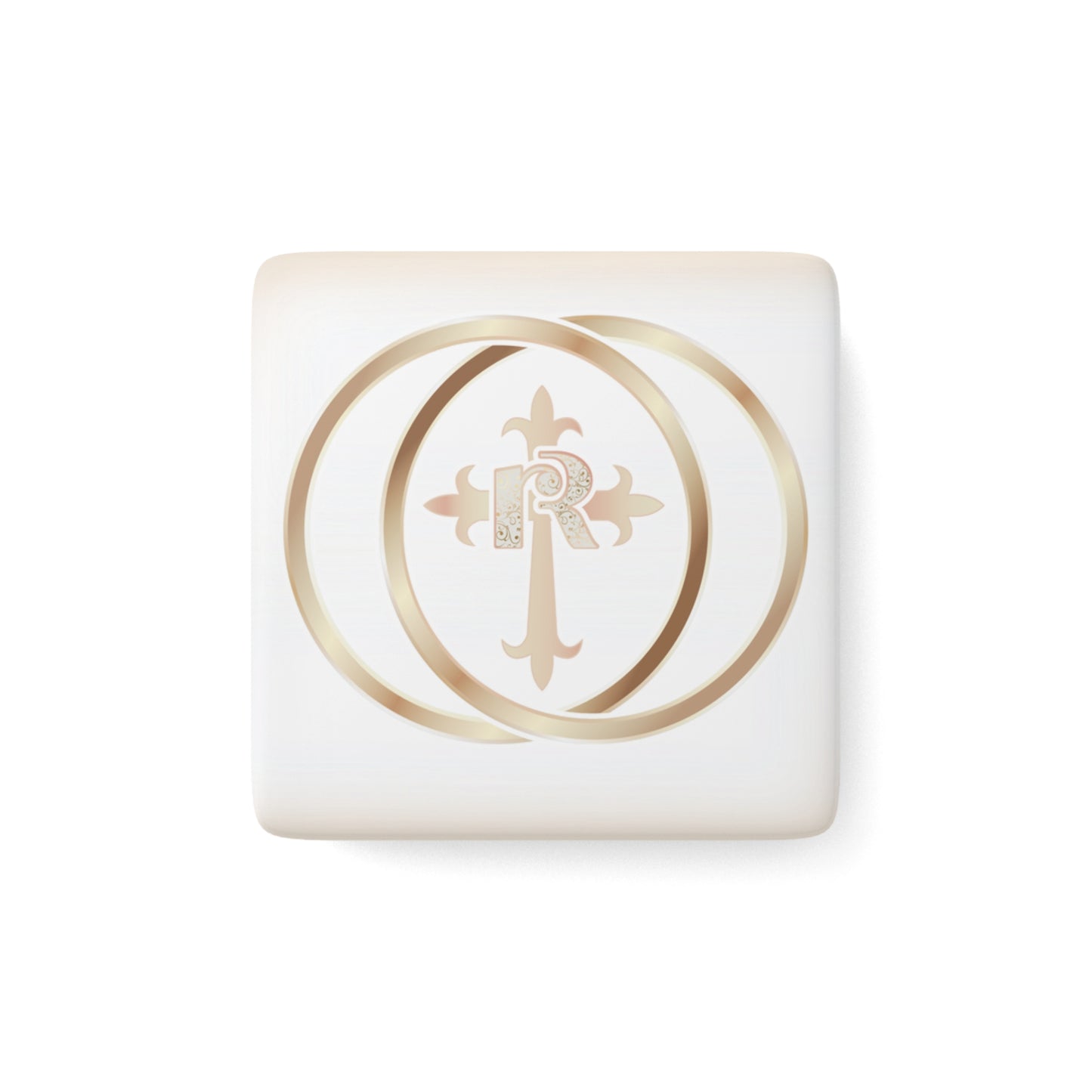 Romance Revival Porcelain Magnet, Square