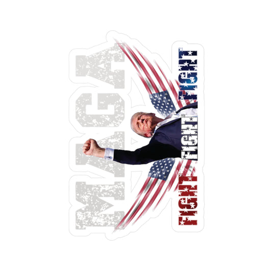 MAGA Fight Decal,  Trump,  Dont Tread On Me,  Never Surrender,  God And Country,  Failed Attempt,  King Trump,  Conservative Gift