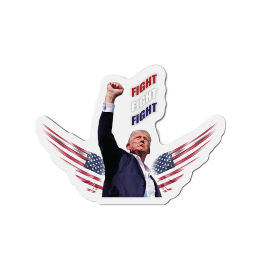 President Trump "FIGHT" Commemorative Die-Cut Magnets