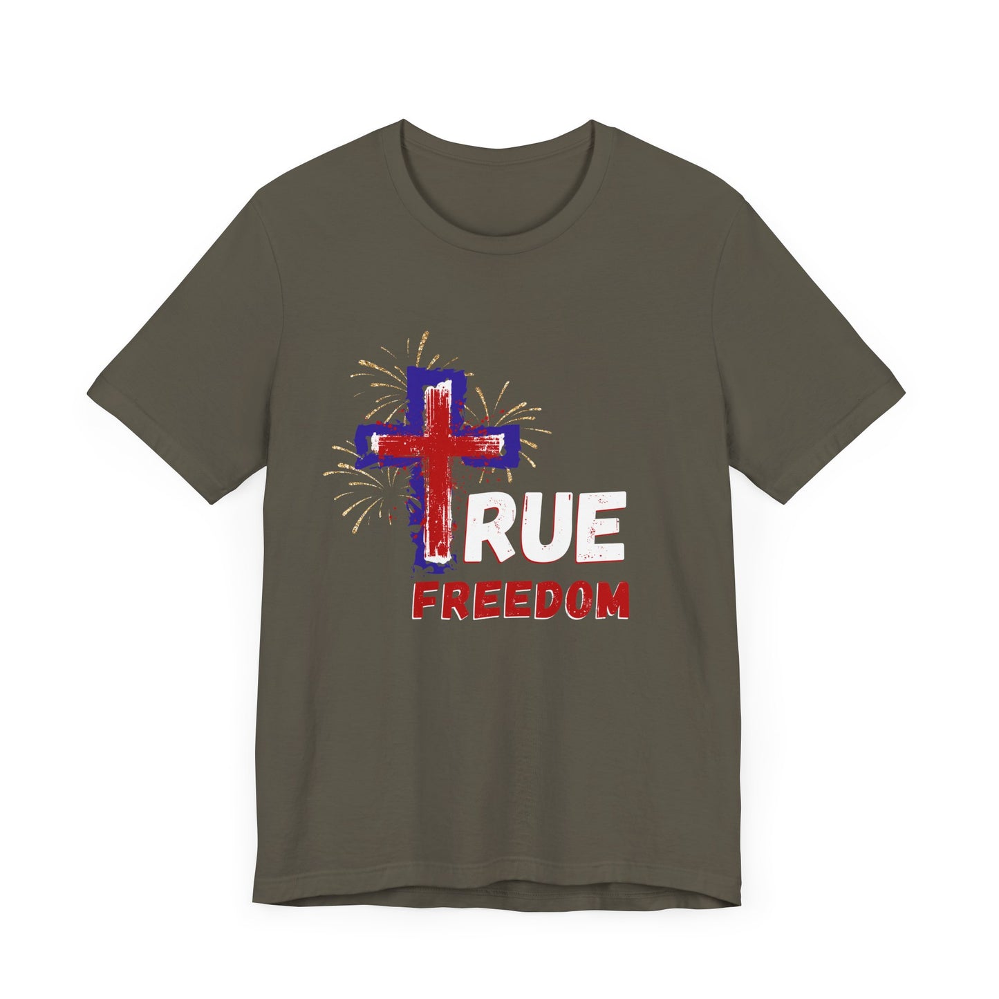 Jesus True Freedom: Unisex Jersey Short Sleeve Tee