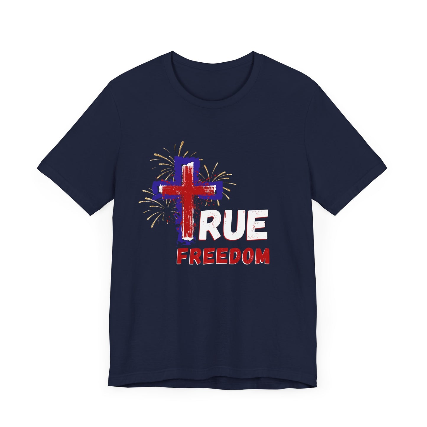 Jesus True Freedom: Unisex Jersey Short Sleeve Tee