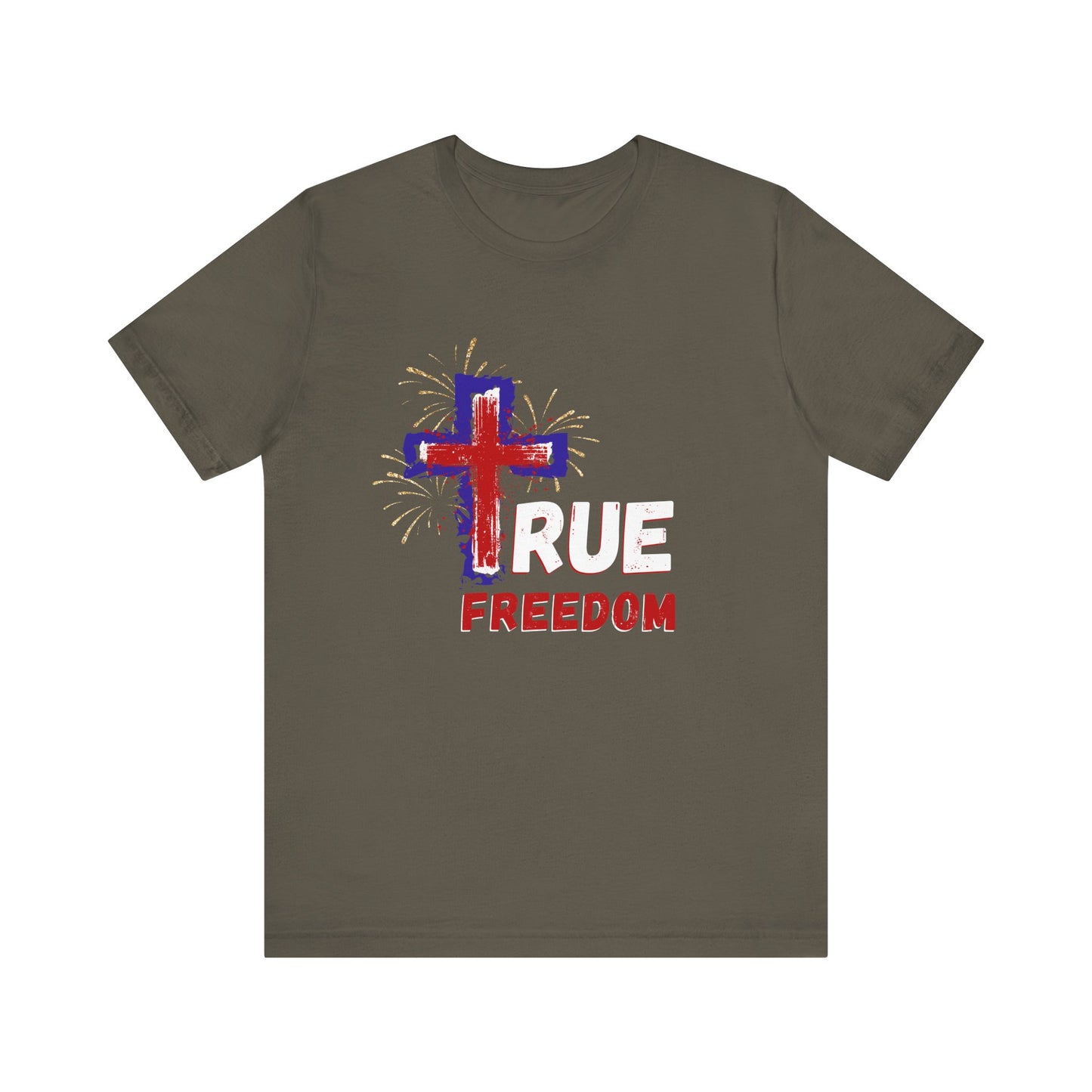 Jesus True Freedom: Unisex Jersey Short Sleeve Tee