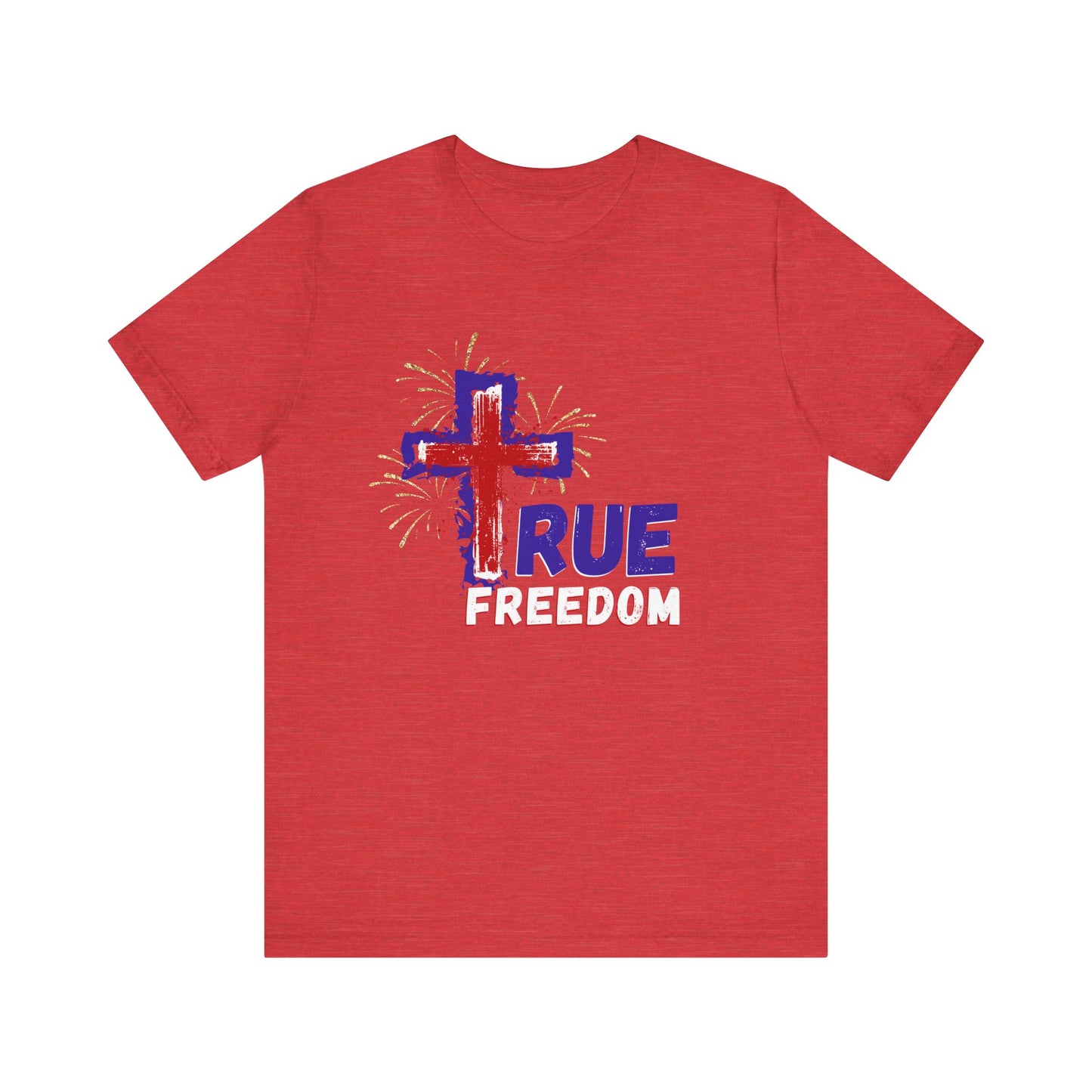 Jesus True Freedom: Unisex Jersey Short Sleeve Tee