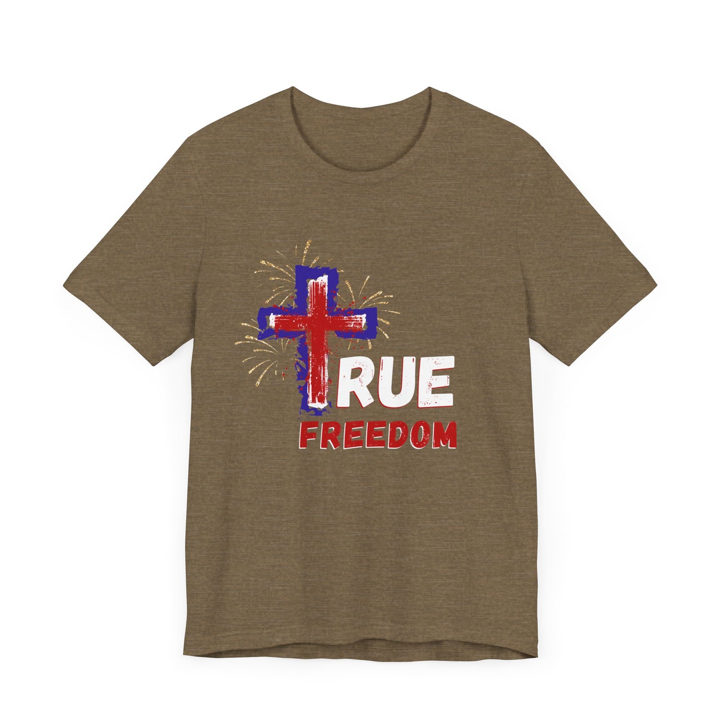 Jesus True Freedom: Unisex Jersey Short Sleeve Tee